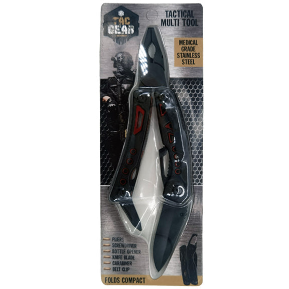 TACGEAR MULTITOOL KNIFE 6 PIECES PER DISPLAY